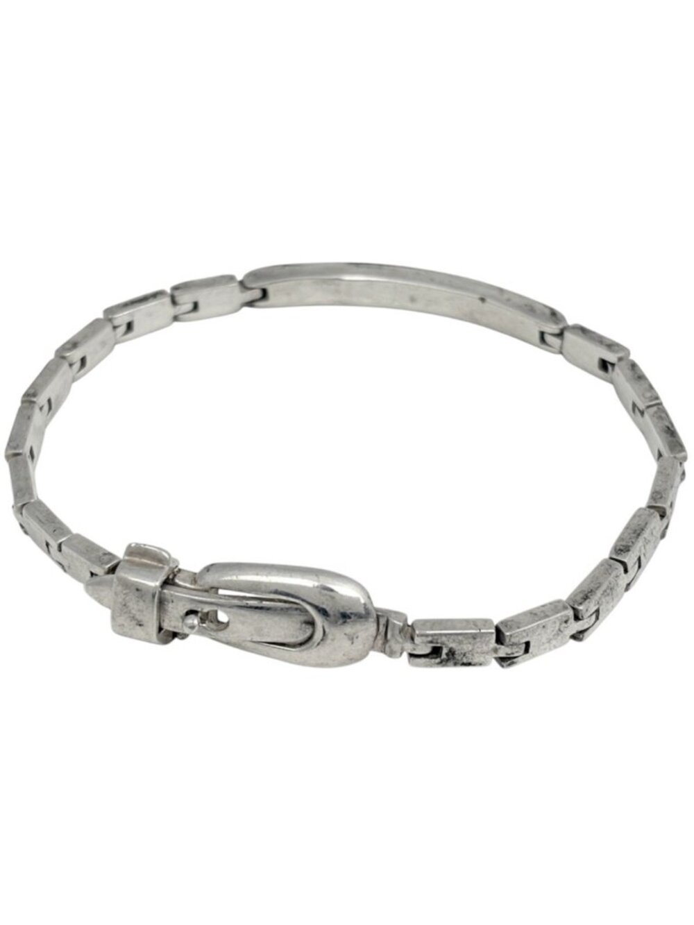 Gucci Bracelet Belt Motif 925 Sterling Silver